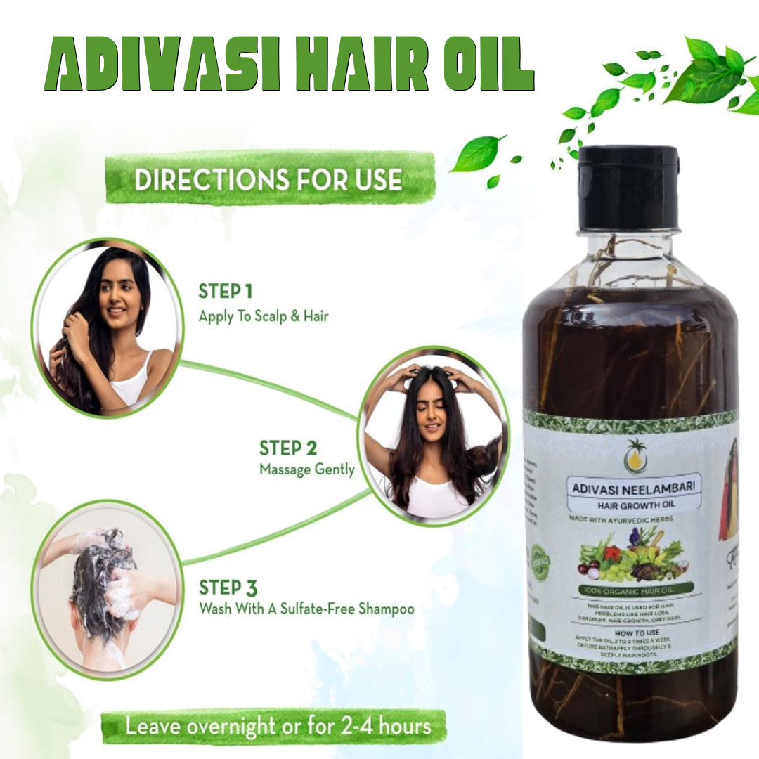 Hakki Pikki Adivasi Herbal Hair Oil